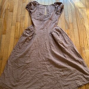 Free People Dress in Warm Brown